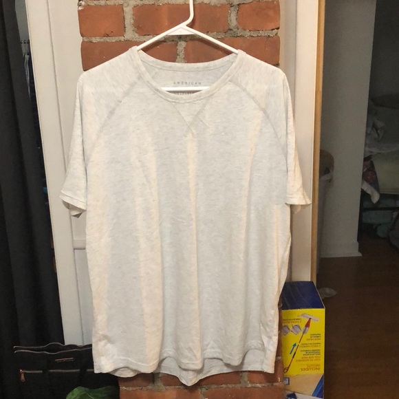American Eagle White Heather T shirt XL - Picture 1 of 5
